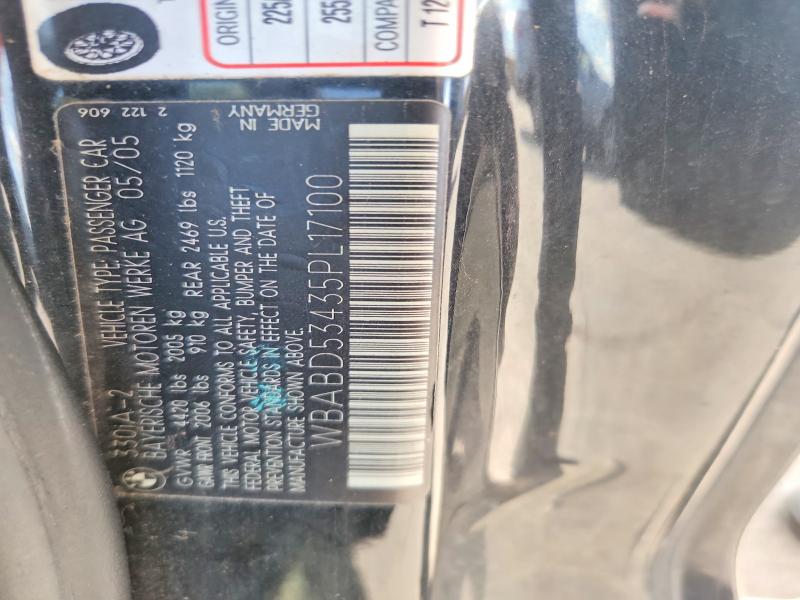 Продажа на аукционе авто 2005 Bmw 330, vin: WBABD53435PL17100, номер лота: 63363226
