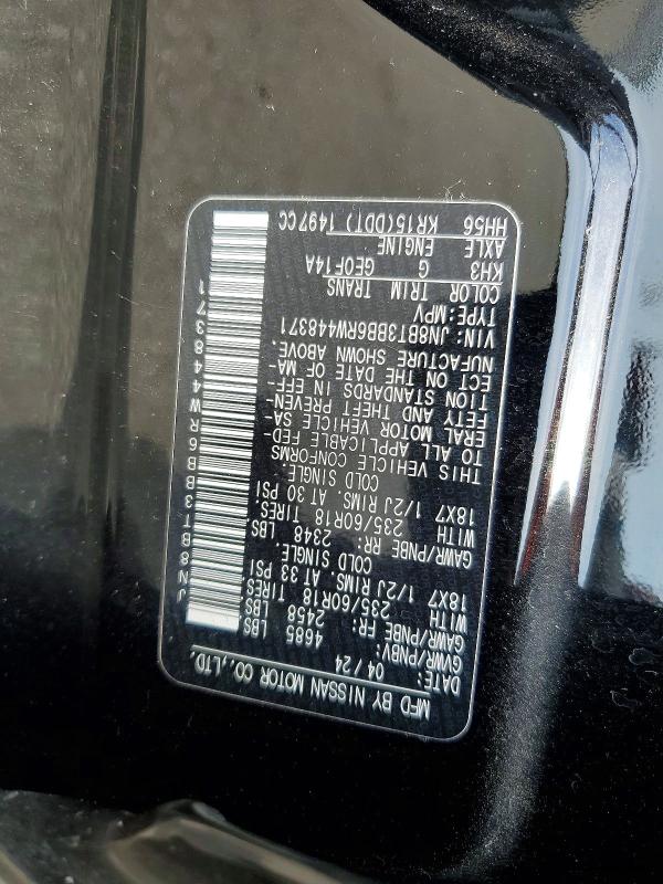 Aukcja sprzedaży 2024 Nissan Rogue, vin: JN8BT3BB6RW448371, numer aukcji: 59342976