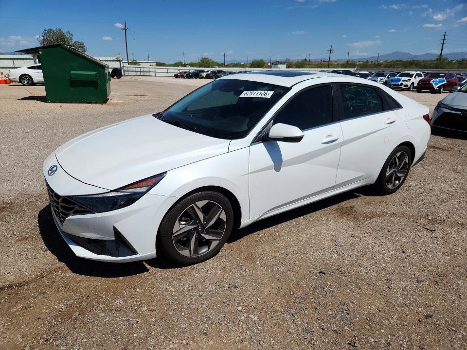 62811106 :رقم المزاد ، 5NPLP4AG8NH053549 vin ، 2022 Hyundai Elantra مزاد بيع