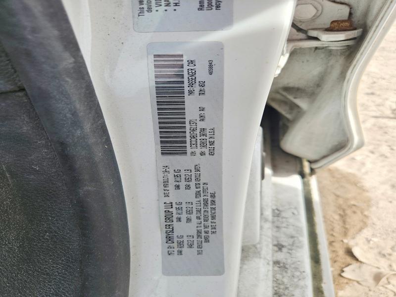 85966185 :رقم المزاد ، 1C3CCCAB1FN611371 vin ، 2015 Chrysler 200 مزاد بيع