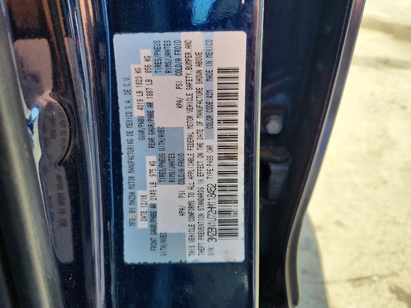 Продаж на аукціоні авто 2017 Mazda 3, vin: 3MZBN1U72HM118452, номер лоту: 61216756