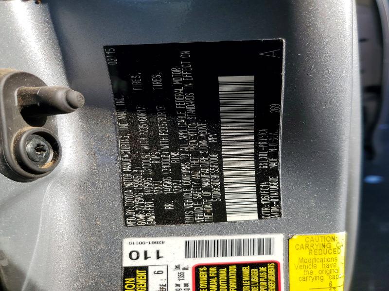 63215856 :رقم المزاد ، 5TDKK3DC9FS587006 vin ، 2015 Toyota Sienna مزاد بيع