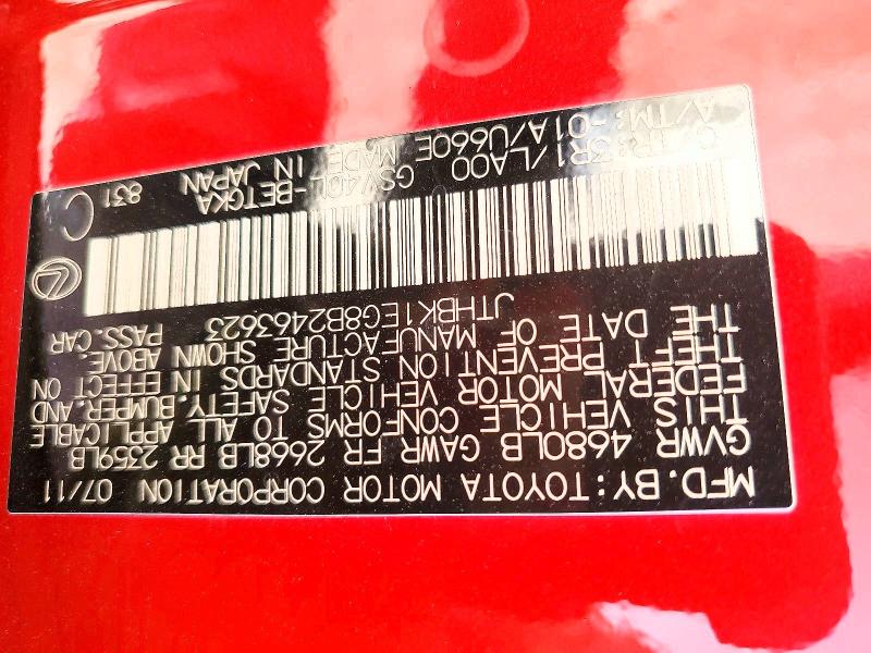 Aukcja sprzedaży 2011 Lexus Es, vin: JTHBK1EG8B2463623, numer aukcji: 62414926