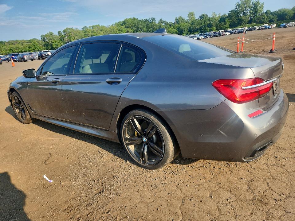 2017 Bmw 740 მანქანა იყიდება აუქციონზე, vin: WBA7E2C58HG740107, აუქციონის ნომერი: 62294596