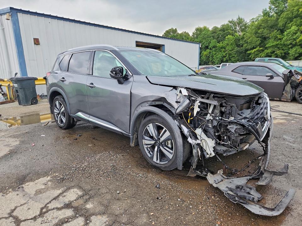 60131836 :رقم المزاد ، 5N1AT3CA2MC771822 vin ، 2021 Nissan Rogue مزاد بيع
