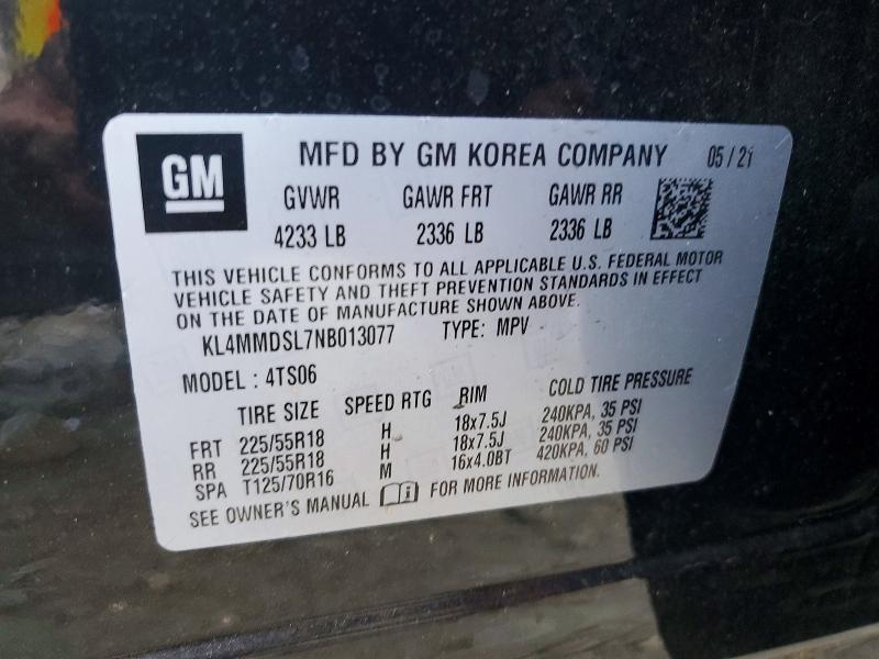 Продажа на аукционе авто 2022 Buick Encore Gx, vin: KL4MMDSL7NB013077, номер лота: 62825896