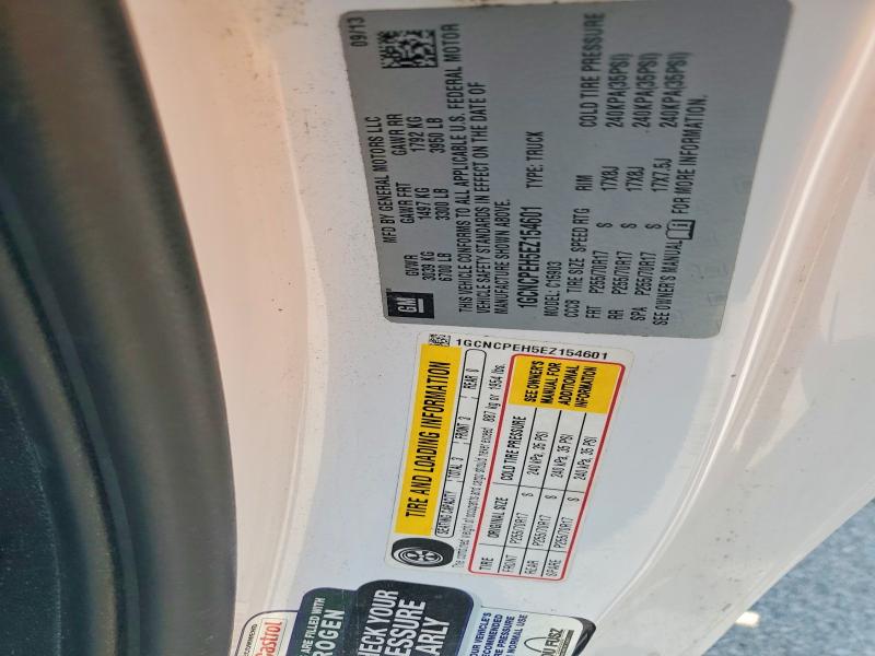 62594006 :رقم المزاد ، 1GCNCPEH5EZ154601 vin ، 2014 Chevrolet Silverado مزاد بيع