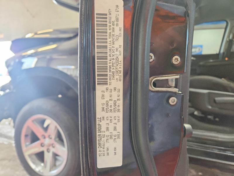 2012 Dodge Ram 1500 მანქანა იყიდება აუქციონზე, vin: 1C6RD7FT4CS325417, აუქციონის ნომერი: 59749036