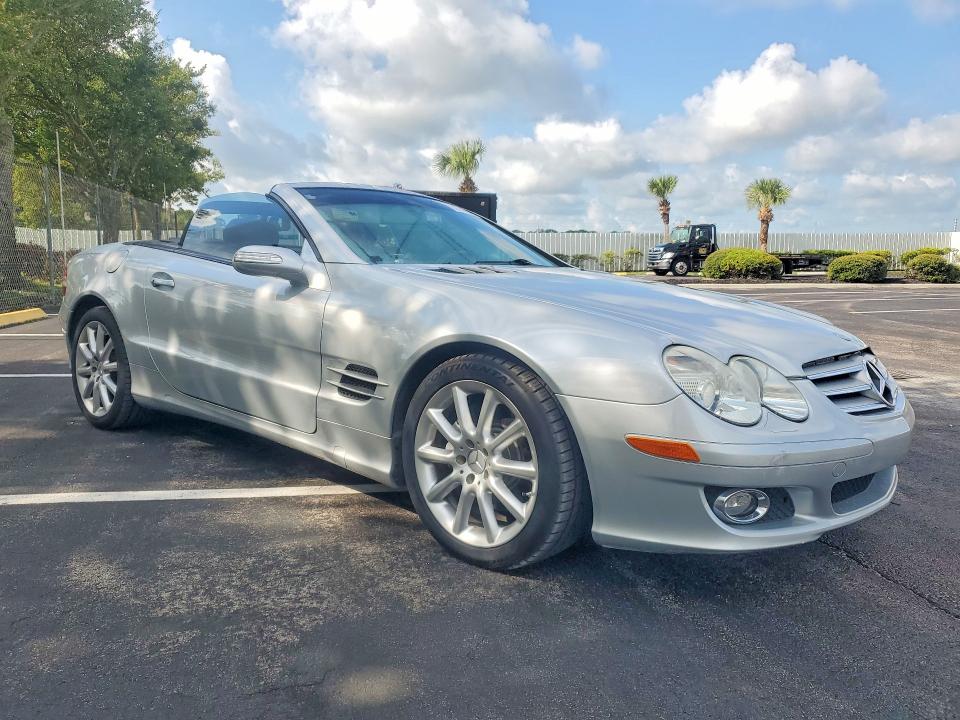 63131086 :رقم المزاد ، WDBSK71F97F133652 vin ، 2007 Mercedes-benz Sl مزاد بيع