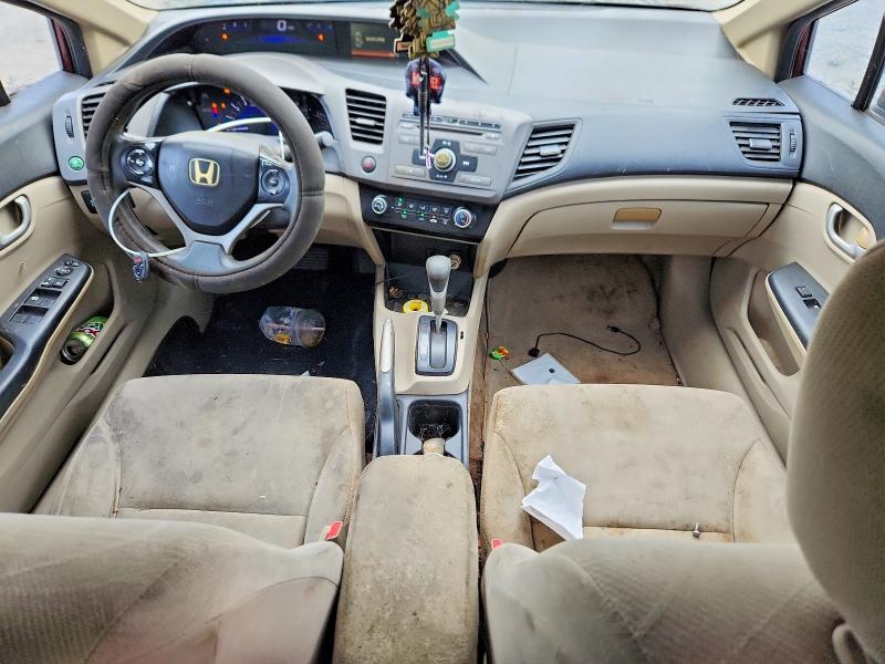 62621186 :رقم المزاد ، 19XFB2F50CE366121 vin ، 2012 Honda Civic مزاد بيع