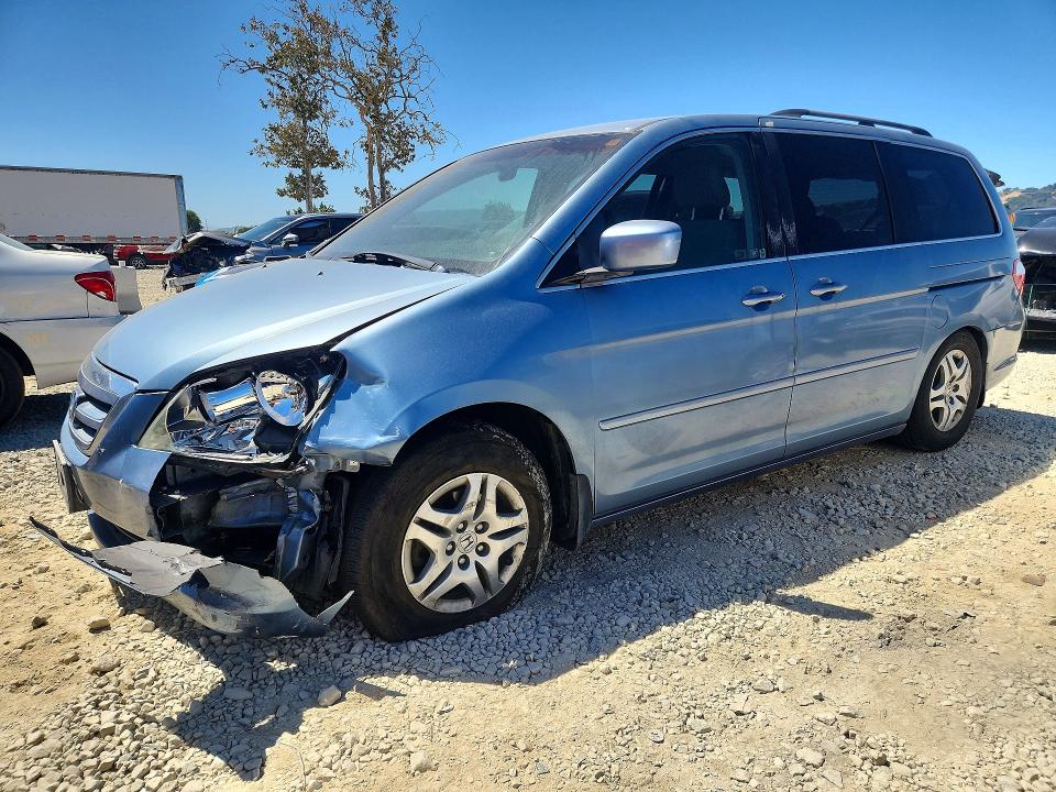 2005 Honda Odyssey მანქანა იყიდება აუქციონზე, vin: 5FNRL384X5B125779, აუქციონის ნომერი: 62327956