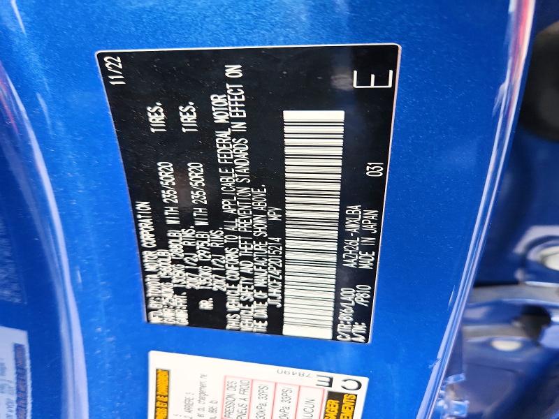 61369526 :رقم المزاد ، JTJHKCFZ4P2015214 vin ، 2023 Lexus Nx مزاد بيع
