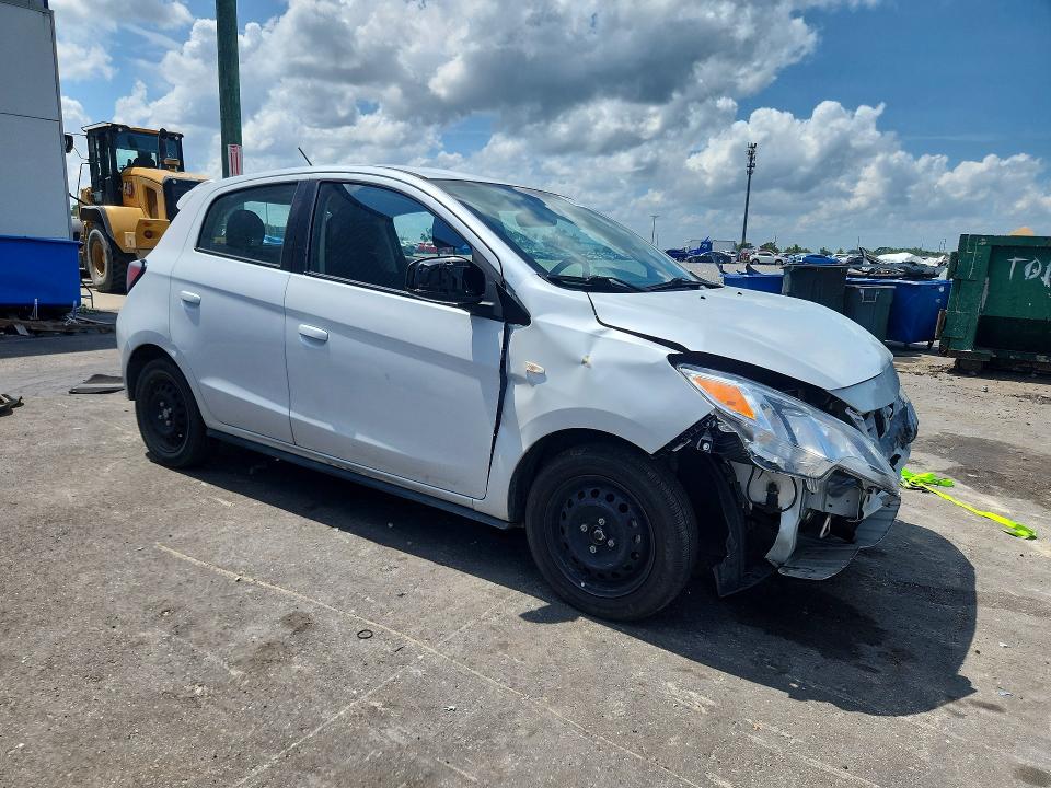 2021 Mitsubishi Mirage მანქანა იყიდება აუქციონზე, vin: ML32AUHJ1MH012887, აუქციონის ნომერი: 62644056