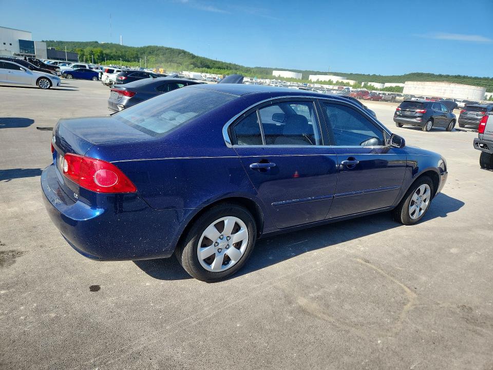 2006 Kia Optima მანქანა იყიდება აუქციონზე, vin: KNAGE123X65039572, აუქციონის ნომერი: 61367956