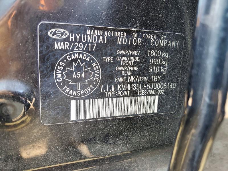 Продажа на аукционе авто 2018 Hyundai Elantra Gt, vin: KMHH35LE5JU006140, номер лота: 61362606