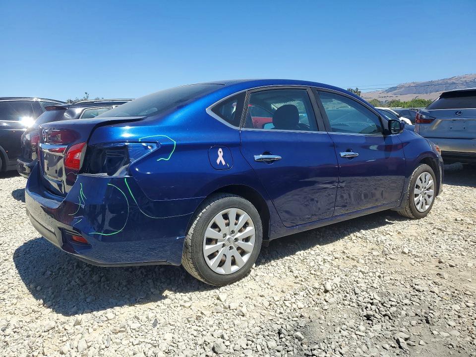 62340016 :رقم المزاد ، 3N1AB7APXKY214623 vin ، 2019 Nissan Sentra مزاد بيع