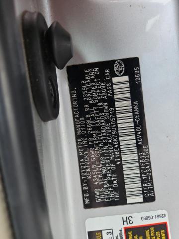 2009 Toyota Camry მანქანა იყიდება აუქციონზე, vin: 4T1BE46K79U405719, აუქციონის ნომერი: 60645326