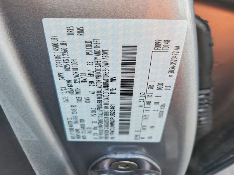 Aukcja sprzedaży 2023 Ford Escape, vin: 1FMCU9MN3PUB26461, numer aukcji: 59843666