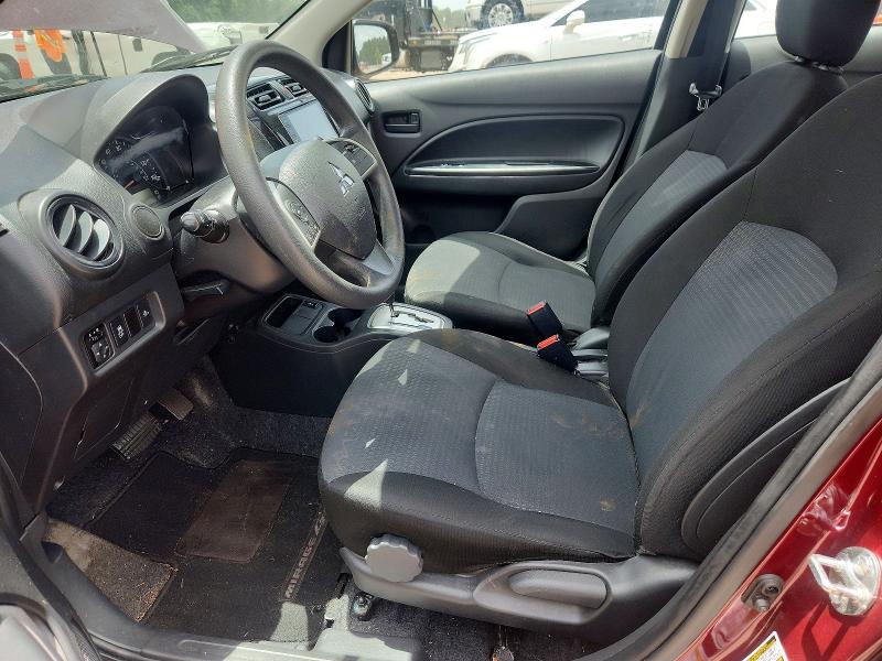 2022 Mitsubishi Mirage მანქანა იყიდება აუქციონზე, vin: ML32FUFJ7NHF04106, აუქციონის ნომერი: 61482616