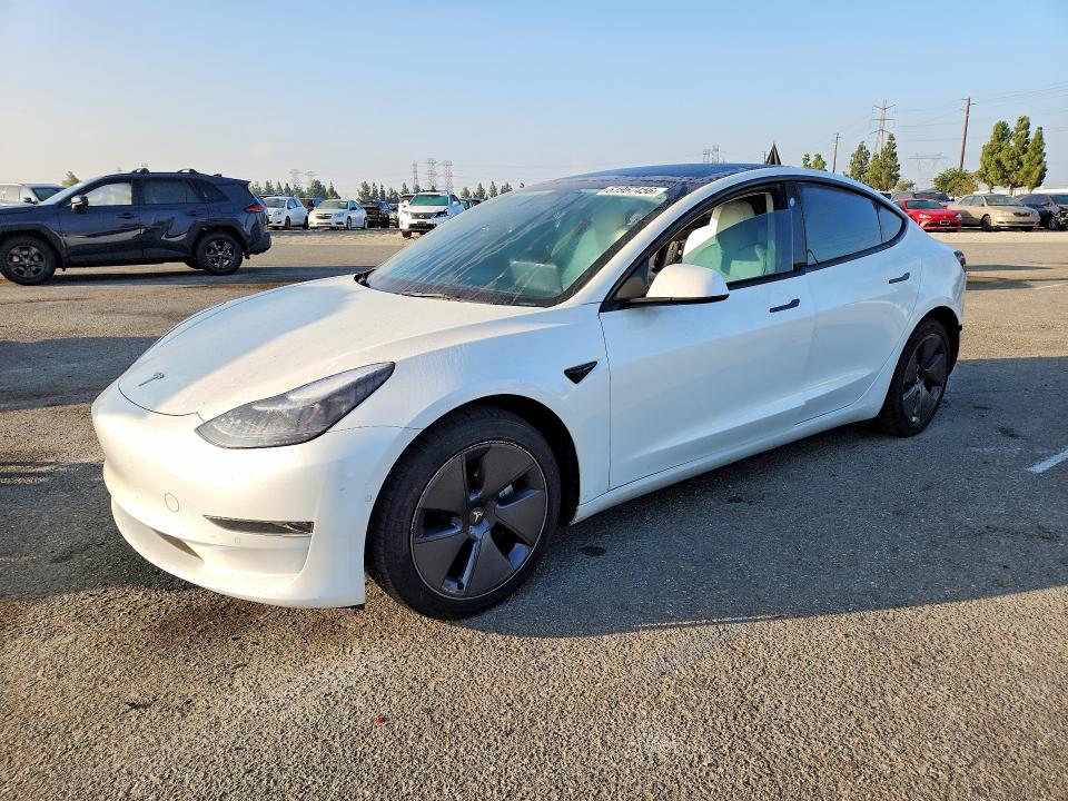 Aukcja sprzedaży 2022 Tesla Model 3, vin: 5YJ3E1EA7NF124510, numer aukcji: 61957456