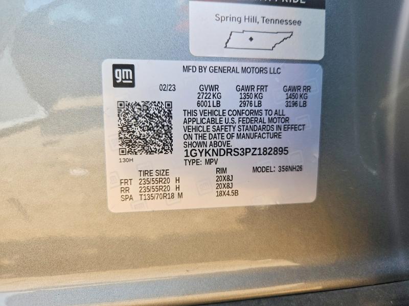 Aukcja sprzedaży 2023 Cadillac Xt5, vin: 1GYKNDRS3PZ182895, numer aukcji: 62969356