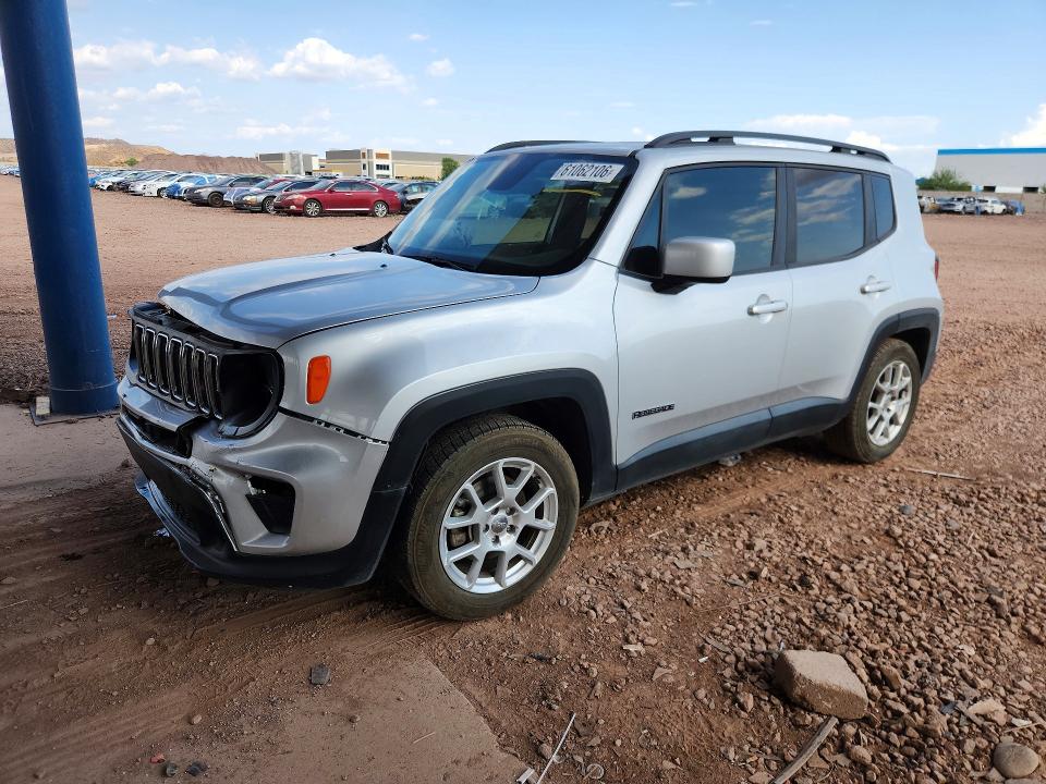 2019 Jeep Renegade მანქანა იყიდება აუქციონზე, vin: ZACNJABB2KPK88265, აუქციონის ნომერი: 61062106