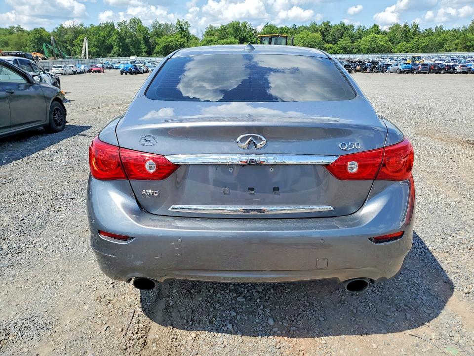 62927846 :رقم المزاد ، JN1BV7AR3FM423272 vin ، 2015 Infiniti Q50 مزاد بيع
