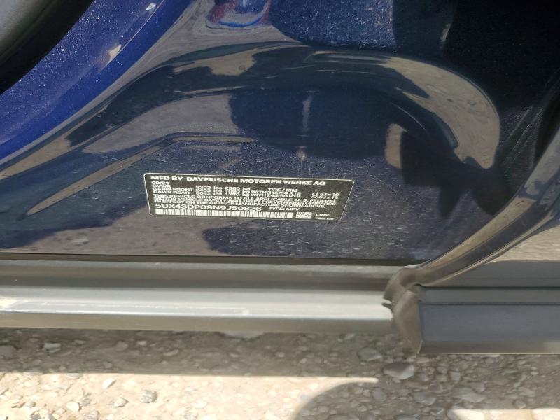 Aukcja sprzedaży 2022 Bmw X3, vin: 5UX43DP09N9J50826, numer aukcji: 62750496