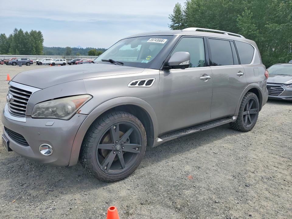 Auction sale of the 2012 Infiniti Qx56, vin: JN8AZ2NC9C9316459, lot number: 59743666
