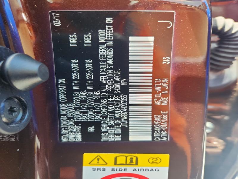 Продаж на аукціоні авто 2017 Lexus Nx 200t, vin: JTJYARBZ4H2070551, номер лоту: 61615336