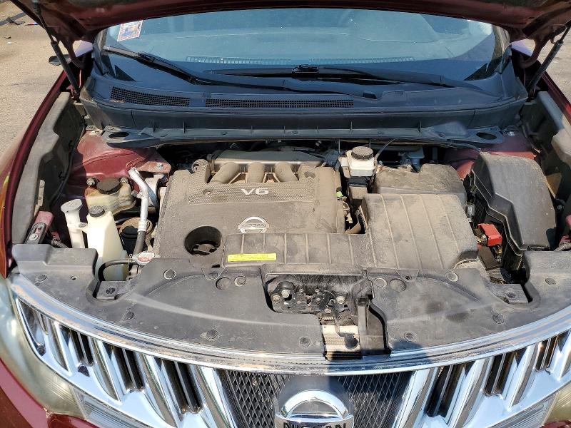 2010 Nissan Murano მანქანა იყიდება აუქციონზე, vin: JN8AZ1MW4AW134267, აუქციონის ნომერი: 60051326