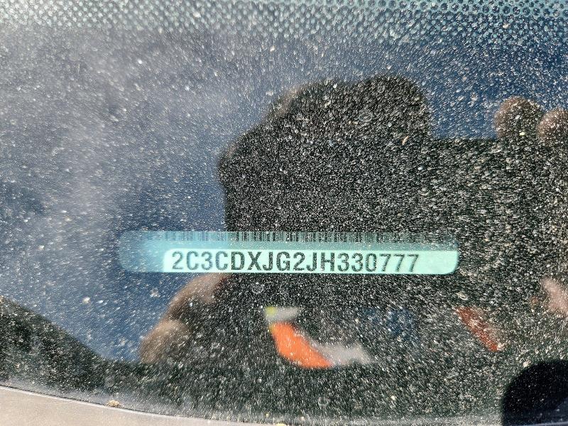 61426456 :رقم المزاد ، 2C3CDXJG2JH330777 vin ، 2018 Dodge Charger مزاد بيع