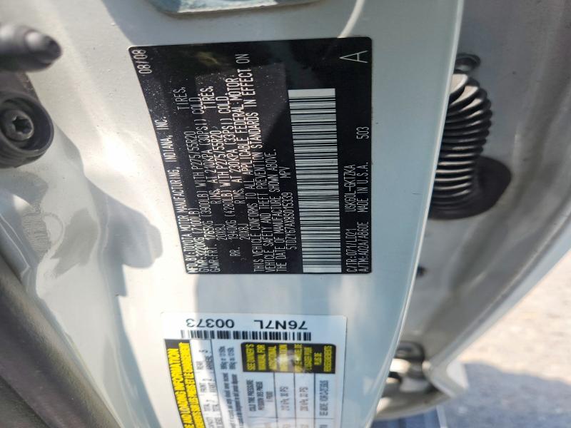 Продаж на аукціоні авто 2008 Toyota Sequoia, vin: 5TDZY67AX8S015339, номер лоту: 63319866