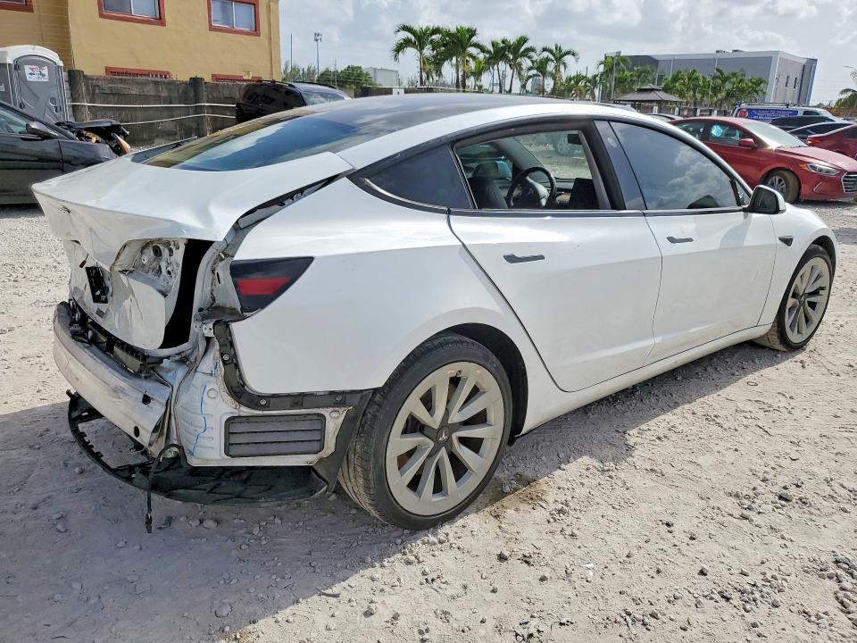 2022 Tesla Model 3 მანქანა იყიდება აუქციონზე, vin: 5YJ3E1EAXNF186838, აუქციონის ნომერი: 60488916