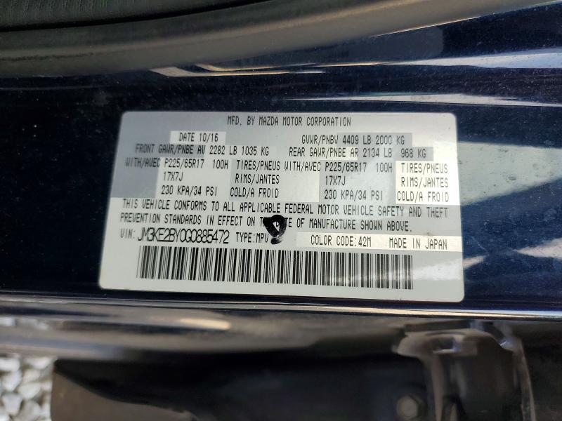 59399846 :رقم المزاد ، JM3KE2BY0G0885472 vin ، 2016 Mazda Cx-5 مزاد بيع