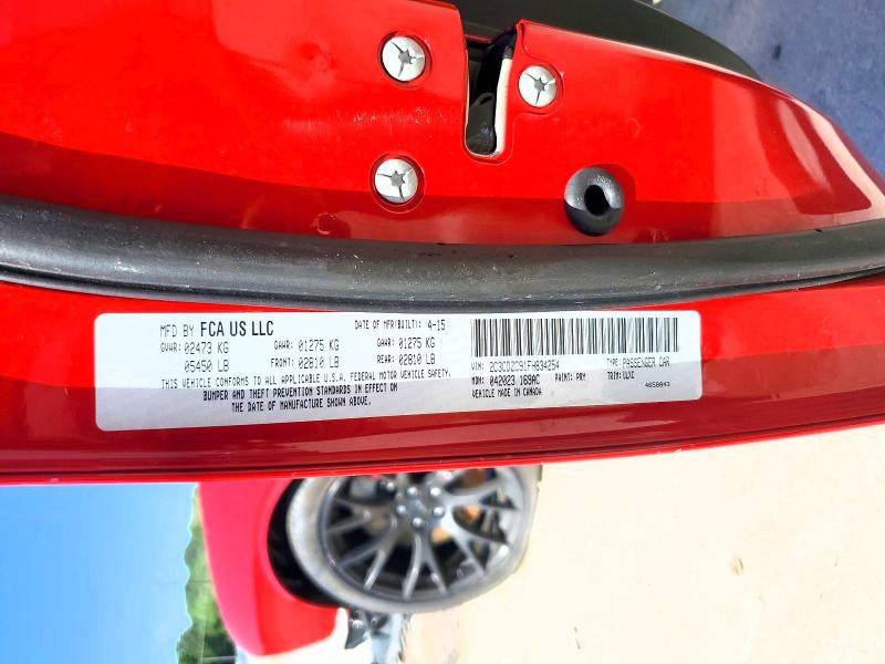 Продаж на аукціоні авто 2015 Dodge Challenger, vin: 2C3CDZC91FH834254, номер лоту: 60814326