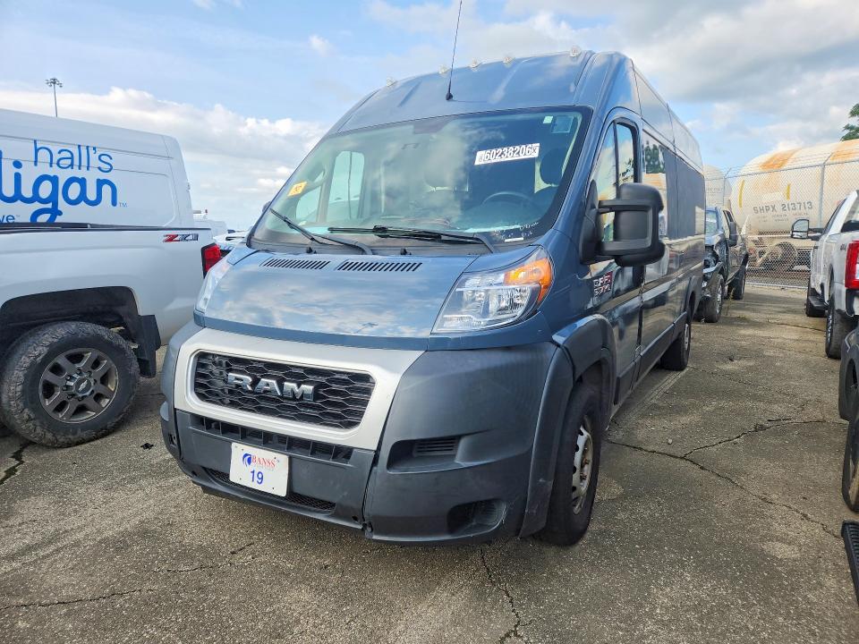 2020 Ram Promaster 3500 მანქანა იყიდება აუქციონზე, vin: 3C6URVJG7LE140159, აუქციონის ნომერი: 60238206