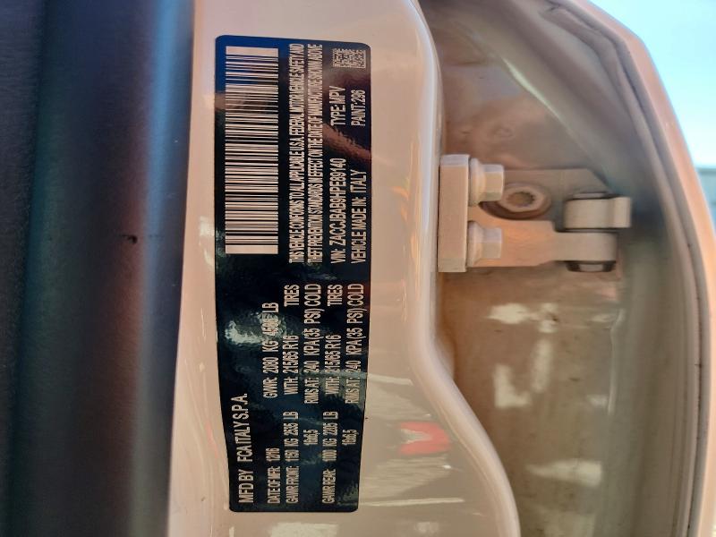 Продаж на аукціоні авто 2017 Jeep Renegade, vin: ZACCJBAB9HPE89140, номер лоту: 60702086