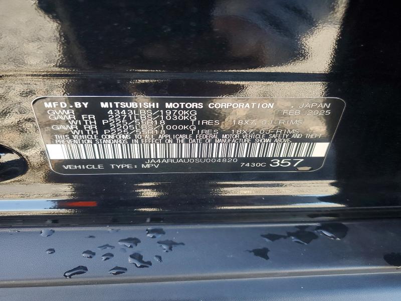 Продажа на аукционе авто 2025 Mitsubishi Outlander Sport, vin: JA4ARUAU0SU004820, номер лота: 62397016