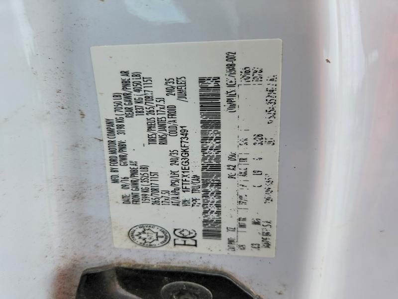 Aukcja sprzedaży 2016 Ford F150, vin: 1FTFX1EG3GKF73491, numer aukcji: 60488676