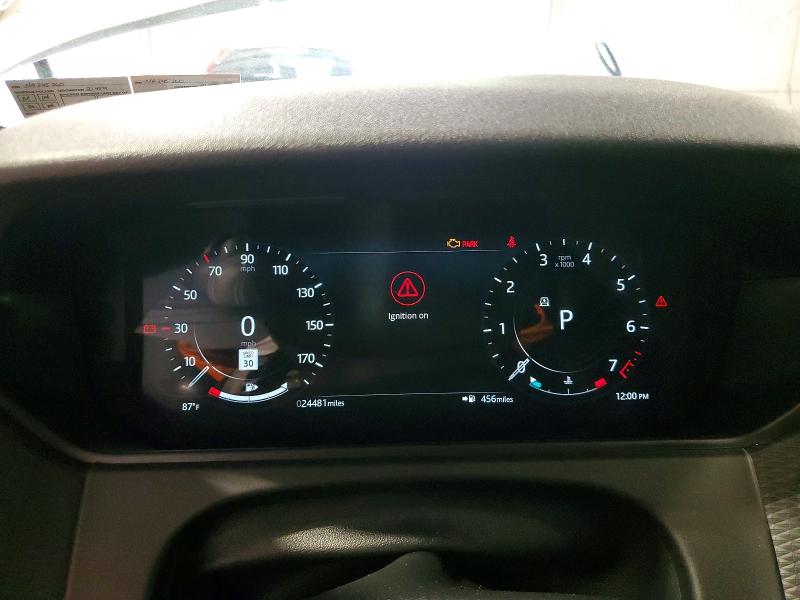 61604706 :رقم المزاد ، SALYT2EX2NA345360 vin ، 2022 Land Rover Range Rover Velar مزاد بيع