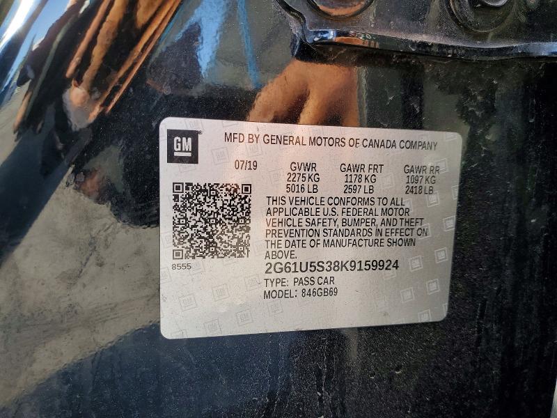Продаж на аукціоні авто 2019 Cadillac Xts, vin: 2G61U5S38K9159924, номер лоту: 61799346