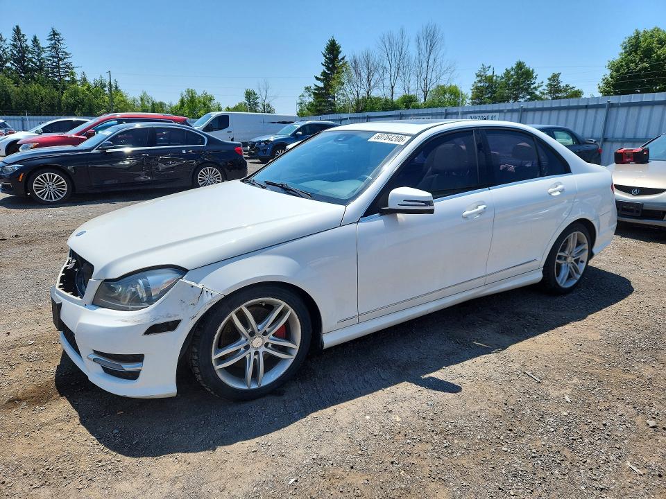 60764206 :رقم المزاد ، WDDGF8AB6EA915597 vin ، 2014 Mercedes-benz C مزاد بيع