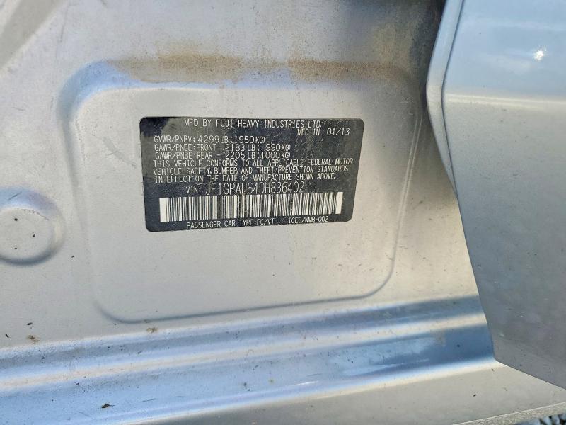 Aukcja sprzedaży 2013 Subaru Impreza, vin: JF1GPAH64DH836402, numer aukcji: 61474376