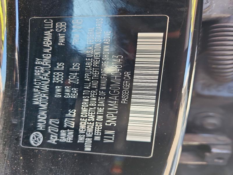Продажа на аукционе авто 2021 Hyundai Elantra, vin: 5NPLM4AG0MH048143, номер лота: 85627055