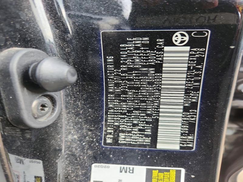 Aukcja sprzedaży 2022 Toyota Corolla, vin: 5YFEPMAE9NP350808, numer aukcji: 85773365