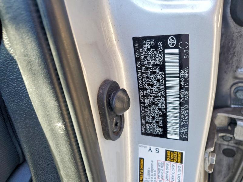 61696576 :رقم المزاد ، JTDKBRFU6G3003723 vin ، 2016 Toyota Prius مزاد بيع