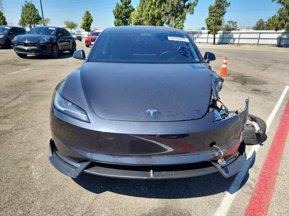 2024 Tesla Model 3 მანქანა იყიდება აუქციონზე, vin: 5YJ3E1EA6RF717605, აუქციონის ნომერი: 60626856