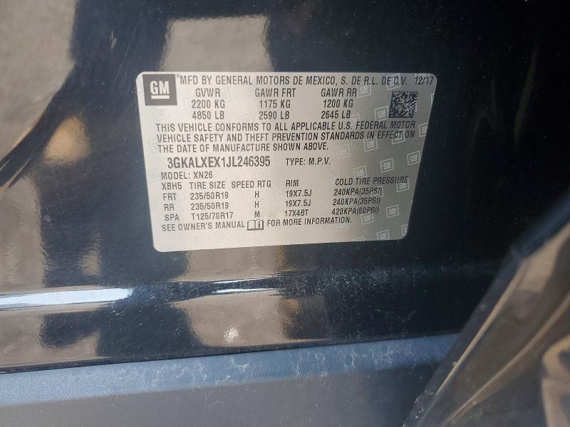 58748966 :رقم المزاد ، 3GKALXEX1JL246395 vin ، 2018 Gmc Terrain مزاد بيع