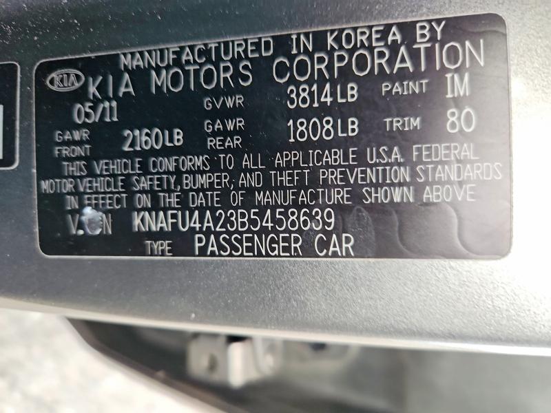 Продаж на аукціоні авто 2011 Kia Forte, vin: KNAFU4A23B5458639, номер лоту: 61031016